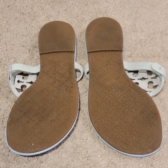 Tory Burch Miller Seltzer Baby Blue Sandals Size 7